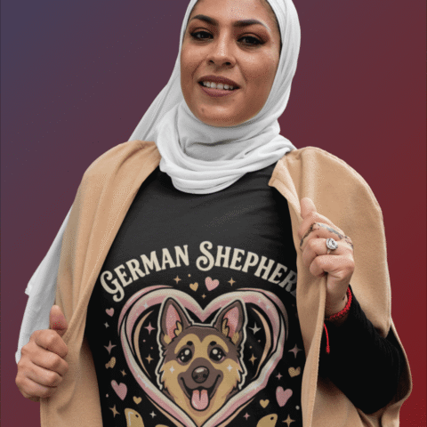 German Shepherd MOM Women t-shirt