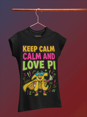 Keep Calm Love Pi T-Shirt Women Pi Day